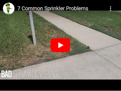 7 common sprinkler problems