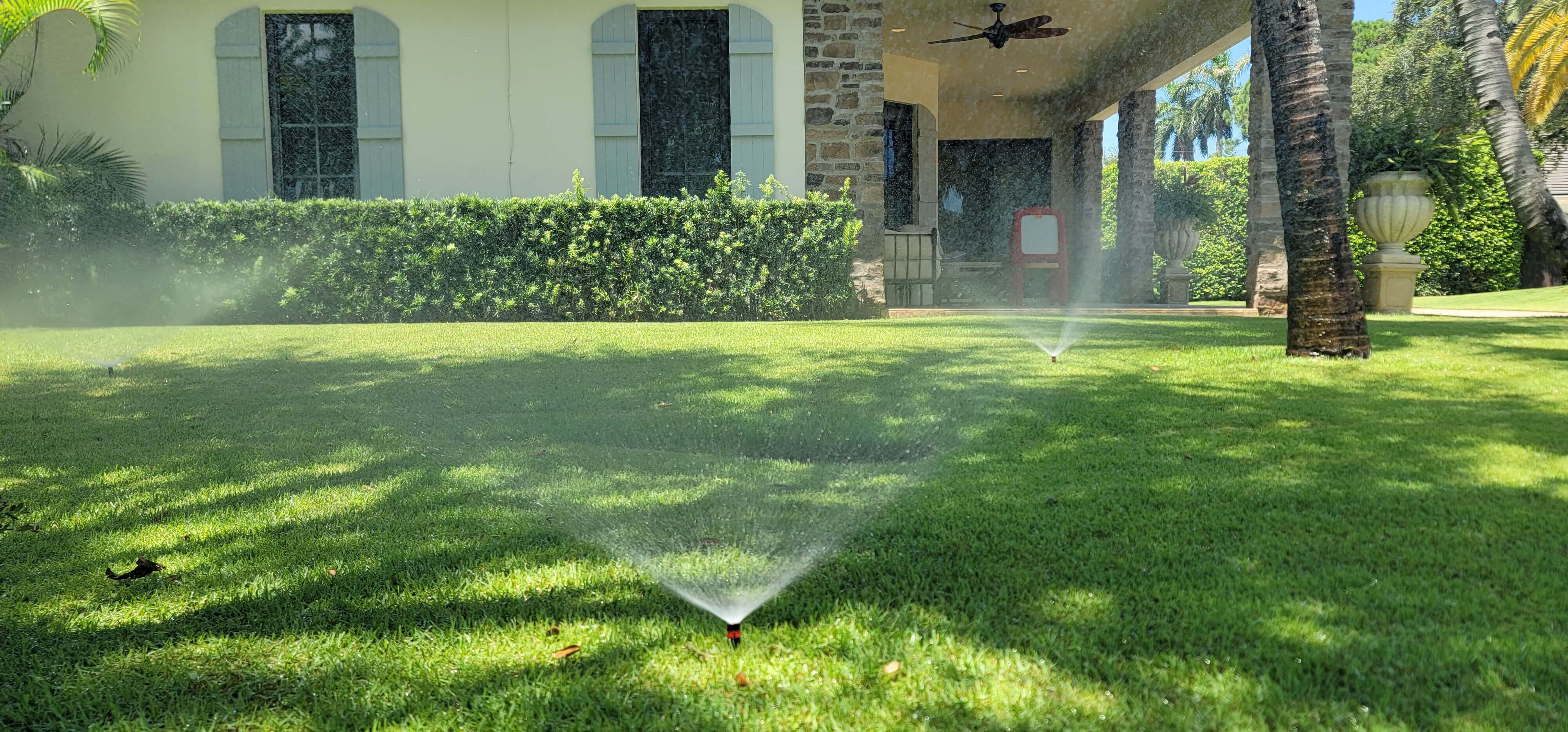 after Sprinkler Repair in West Palm Beach